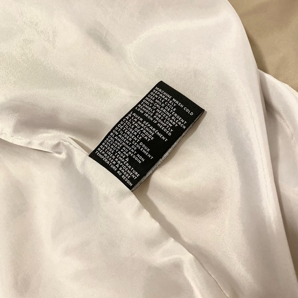 *Host Pick* Jones NY Trenchcoat Hood Raincoat Jacket Gold Zipper A-line Parka - Picture 10 of 14